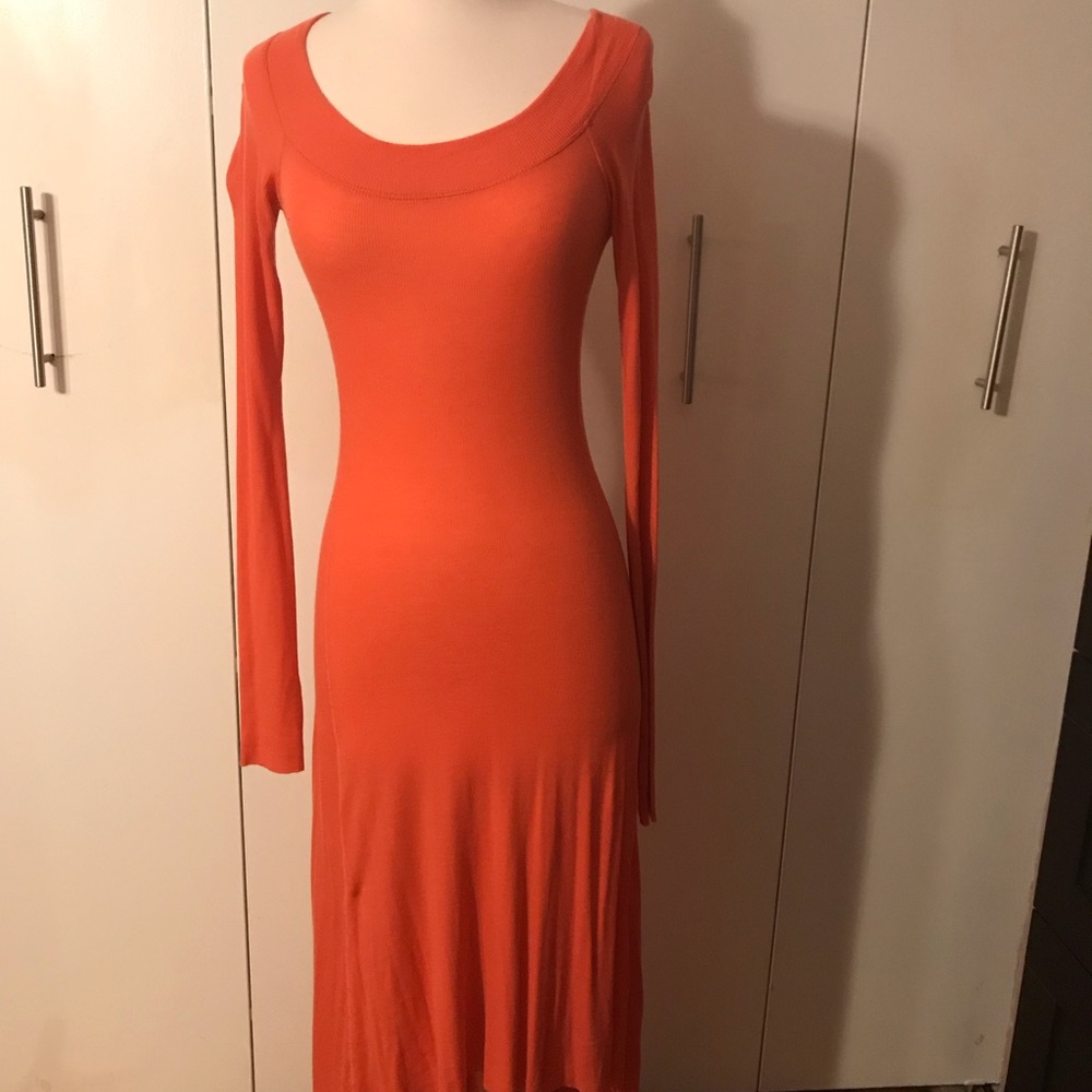 Bcbg high low gown